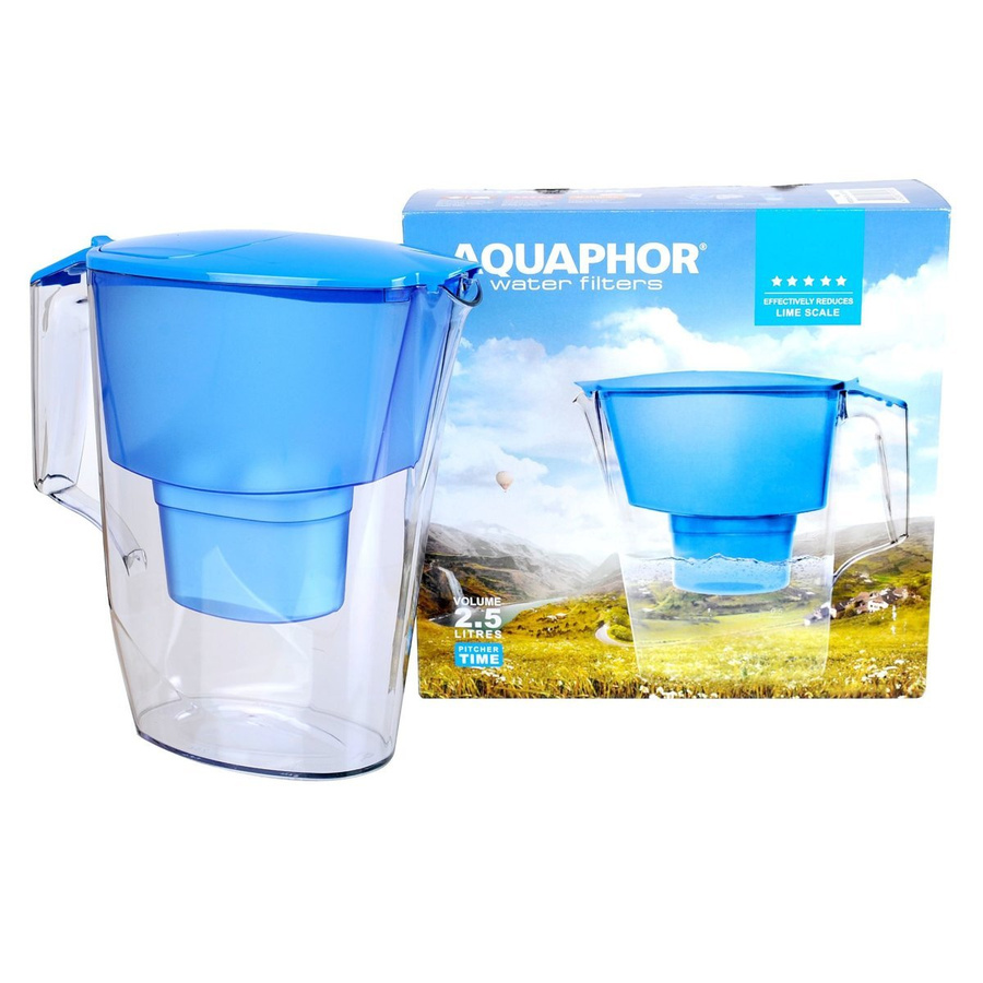Dzbanek filtrujący wodę Aquaphor Standard 2,5 l niebieski + wkład filtrujący B15