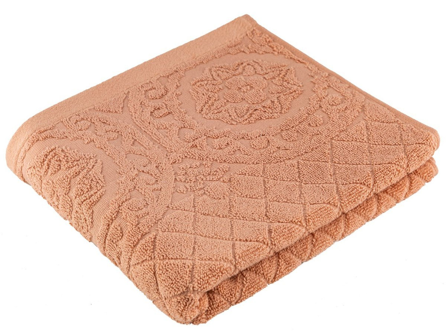 Ręcznik żakardowy Miss Lucy Hugo 70x140 cm brzoskwiniowy 