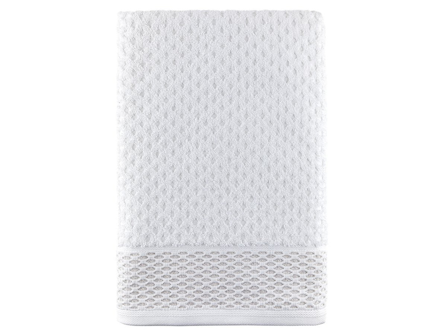 Ręcznik łazienkowy bawełniany Miss Lucy Basel 50x90 cm biały