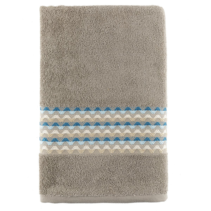 Ręcznik bawełniany łazienkowy Miss Lucy Kloten 50x90 cm khaki 