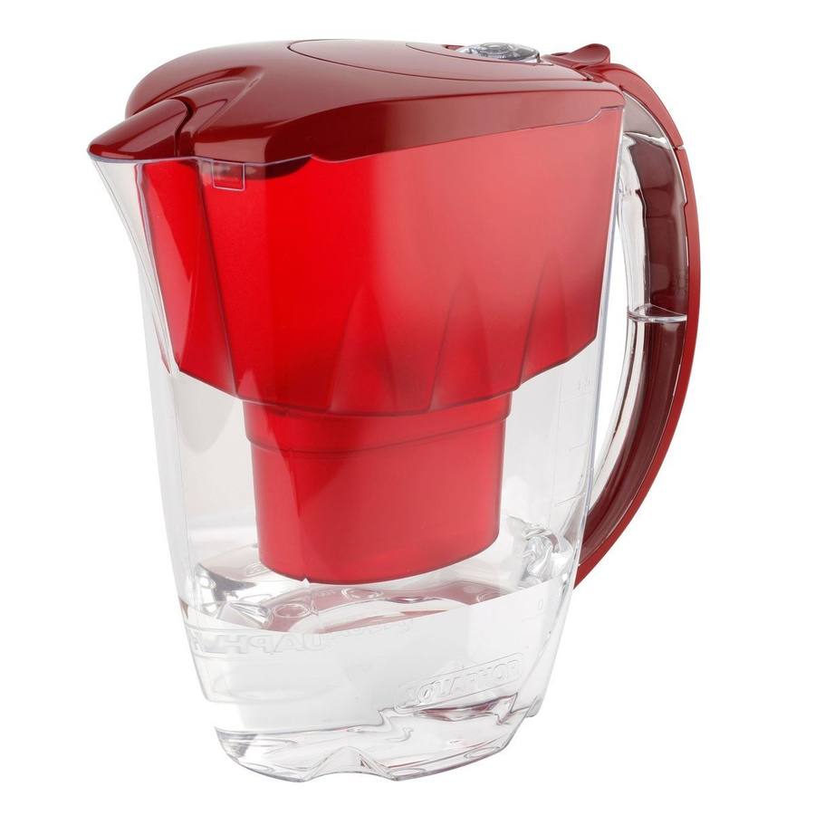 Dzbanek filtrujący wodę Aquaphor Jasper 2,8 l czerwony + wkład filtrujący B25 