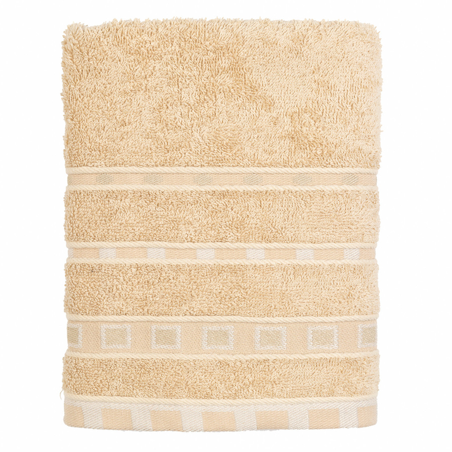 Ręcznik bawełniany Miss Lucy Michael Basic 50x90 cm kremowy