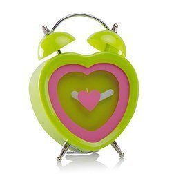 Zegar z budzikiem dla dzieci Koro zielony baterią Florina